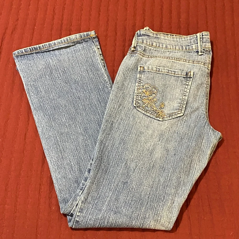 L.e.i. Ashley Ultra Lowrise Women's Light Blue Denim Jeans Size Junior 9 - Picture 1 of 16